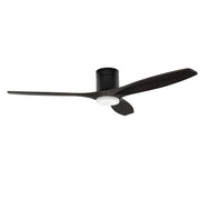 FAN STEM EVO Ø1320MM CANOPY LIGHT IP20 LED SW 3000-4000-5000K ON-OFF BLACK BLAC