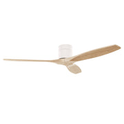 FAN STEM EVO Ø1320MM CANOPY WITHOUT LIGHT IP20 WHITE LIGHT WOOD