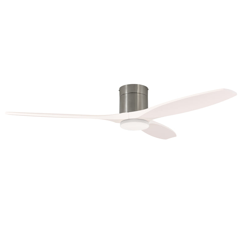 Stem Evo ø1220mm Tube Ceiling Fan | 20.2W 3000K CRI80 | Satin nickel | VE-0113-SBL
