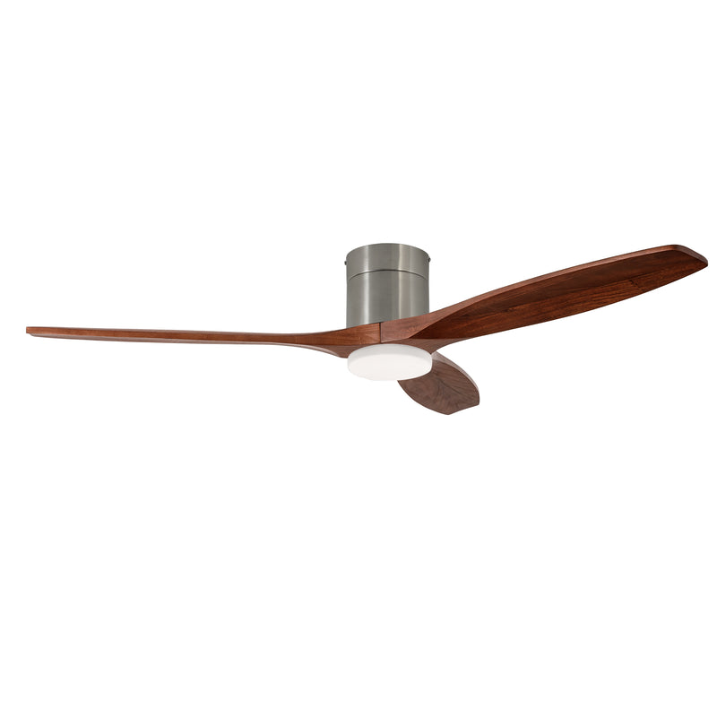 Stem Evo ø1220mm Tube Ceiling Fan | 20.2W 3000K CRI80 | Satin nickel | VE-0113-SFF