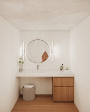 BATH IP44 TOILET SLIM 632MM LED 25 LED WARM-WHITE 3000K ON-OFF CHROME 1777LM