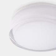 BATH IP44 VETRO LED 22.4 LED WARM-WHITE 3000K ON-OFF WHITE 1240LM