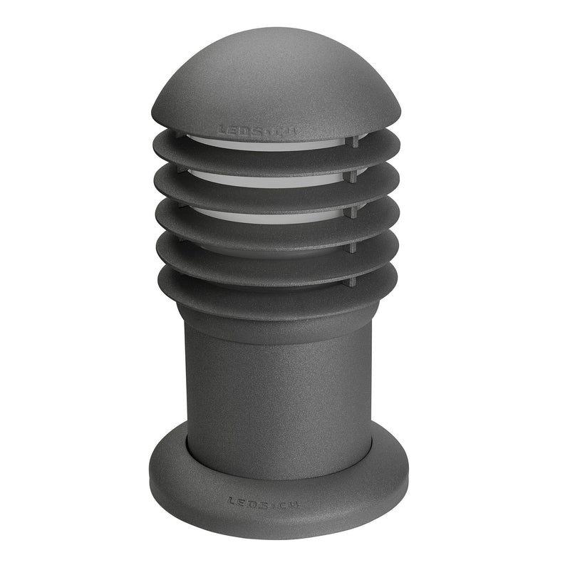 BOLLARD IP44 BALIZAS GRID 300MM E27 15 URBAN GREY 330LM