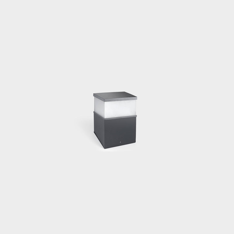 BOLLARD IP54 CUBIK E27 230MM E27 15 URBAN GREY 577LM