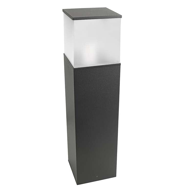 BOLLARD IP54 CUBIK E27 600MM E27 15 URBAN GREY 577LM 55-9488-Z5-M3