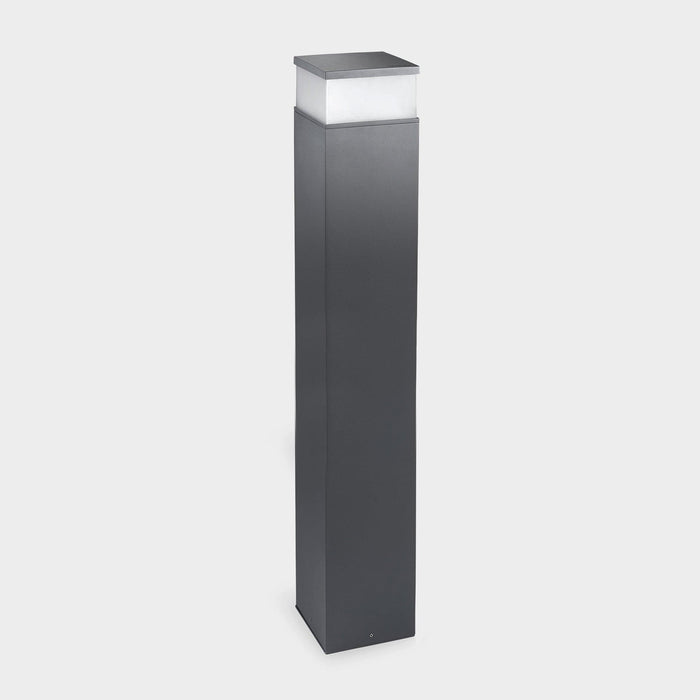 BOLLARD IP65 CUBIK LED 1000MM LED 17.5 SW 2700-3200-4000K ON-OFF URBAN GREY 1291