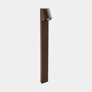 BOLLARD IP66 EKO INCLINED GU10 8 BROWN