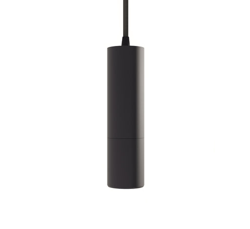 Black Track Light Fitting, Cano Pendant Long GU10, Dimmable, for Single Circuit Black Track Lighting