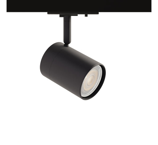 Black Track Light Fitting, Cano Short GU10, Dimmable, for Single Circuit Black Track Lighting