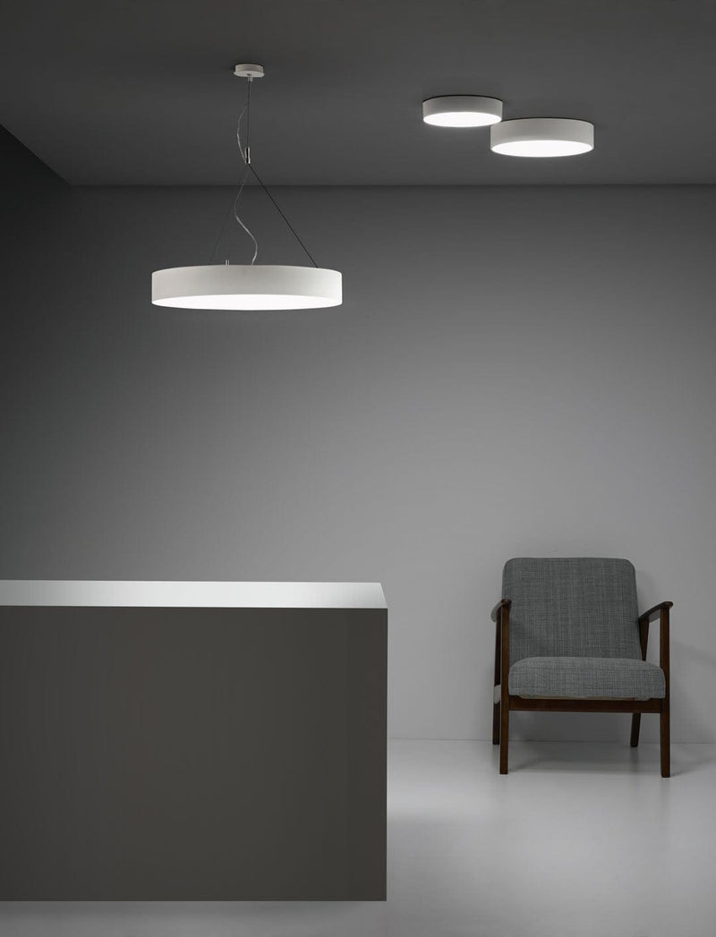 CEILING FIXTURE CAPRICE Ø240MM LED 14.1 SW 2700-3000-4000K PHASE CUT WHITE 896L