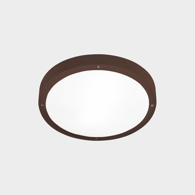 CEILING FIXTURE IP66 BASIC Ø260MM LED 13.5 SW 2700-3200-4000K ON-OFF BROWN 1396