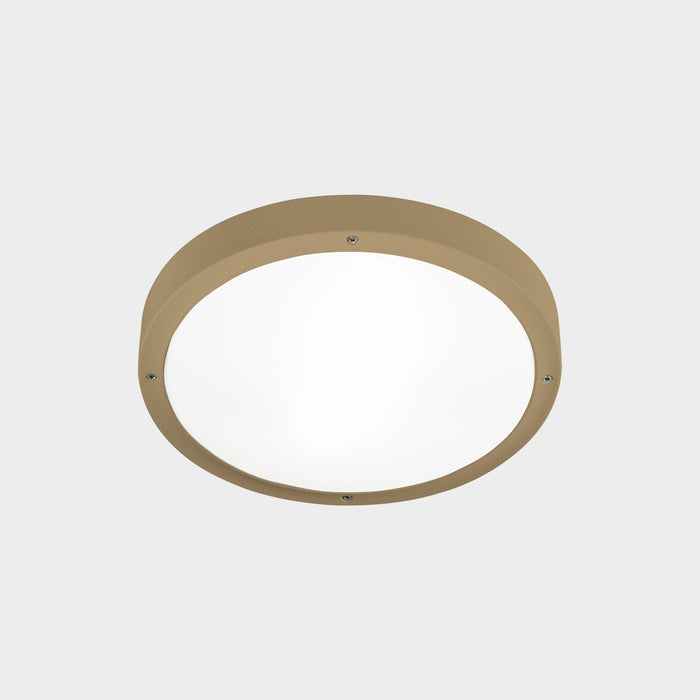 CEILING FIXTURE IP66 BASIC Ø260MM LED 13.5 SW 2700-3200-4000K ON-OFF GOLD 1396L