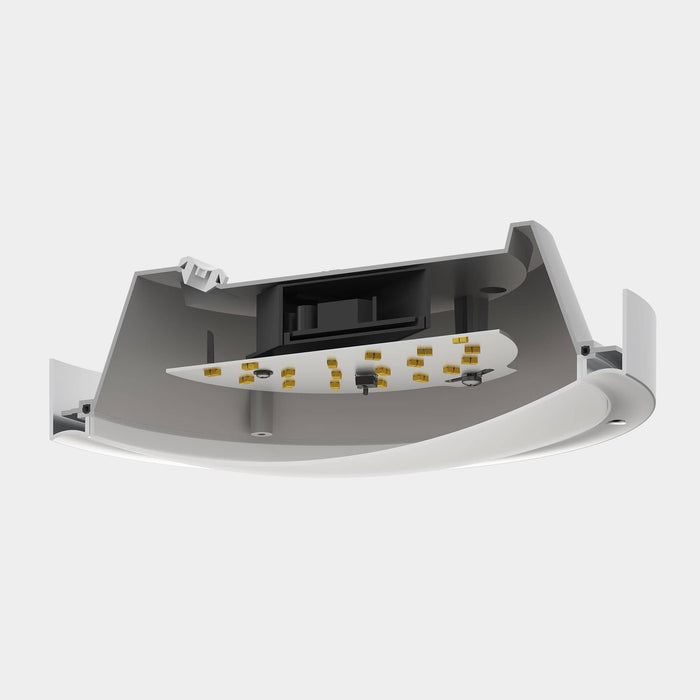 CEILING FIXTURE IP66 BASIC Ø260MM LED 13.5 SW 2700-3200-4000K ON-OFF GREY 1396L