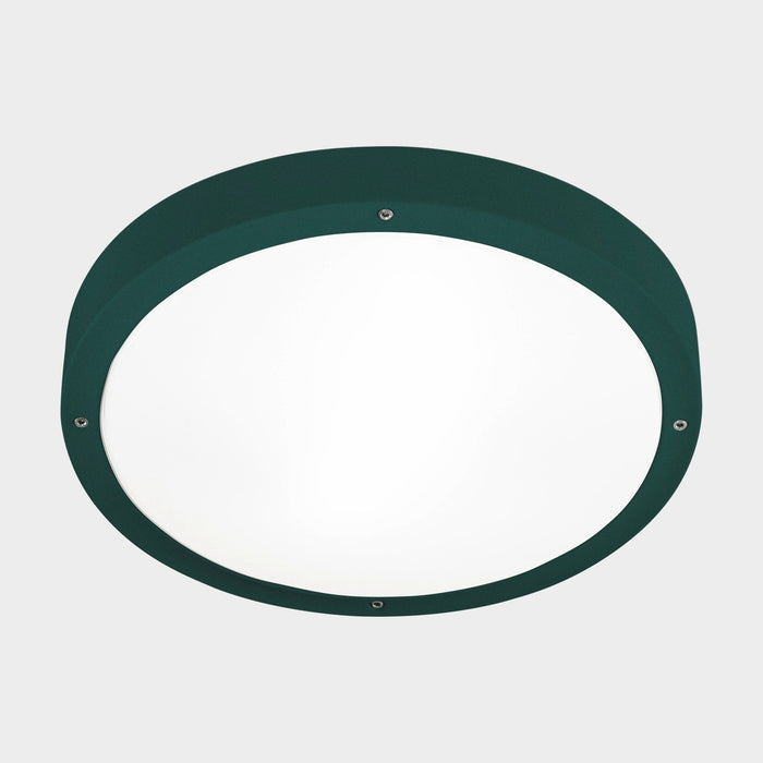 CEILING FIXTURE IP66 BASIC Ø360MM LED 24 SW 2700-3200-4000K ON-OFF FIR GREEN 27