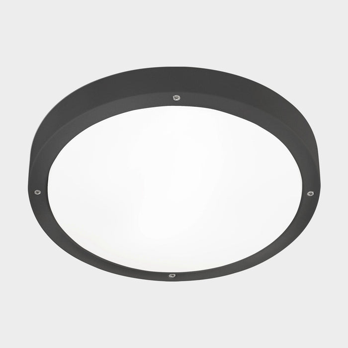 CEILING FIXTURE IP66 BASIC Ø360MM LED 24 SW 2700-3200-4000K ON-OFF URBAN GREY 2