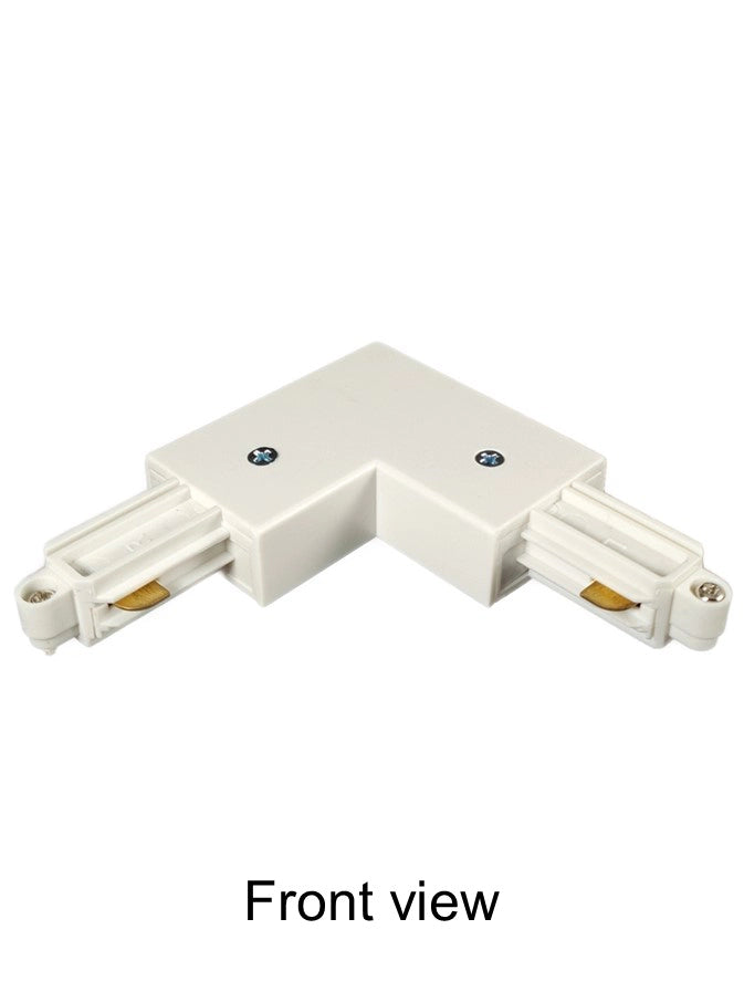MLS 710023 L-Connector Earth Inside White for Single Circuit Track