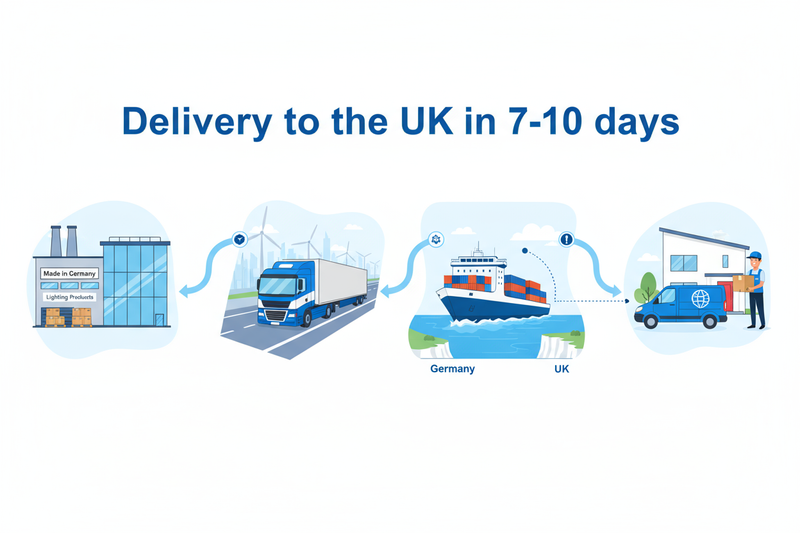 Delivery to the UK in 7-10 days