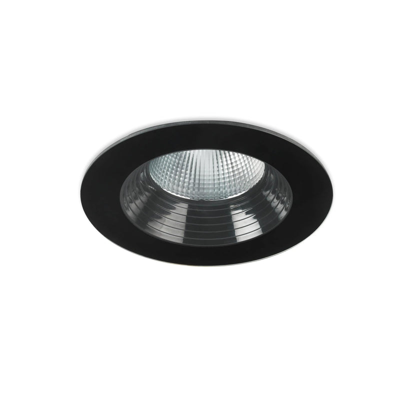 DOWNLIGHT IP66 DAKO FIXED Ø80MM LED 7.5 LED WARM-WHITE 3000K ON-OFF BLACK 502LM 15-E035-05-CL