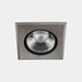 DOWNLIGHT IP66 MAX BIG SQUARE LED 13.8 LED WARM-WHITE 2700K GUN METAL PVD 1086LM