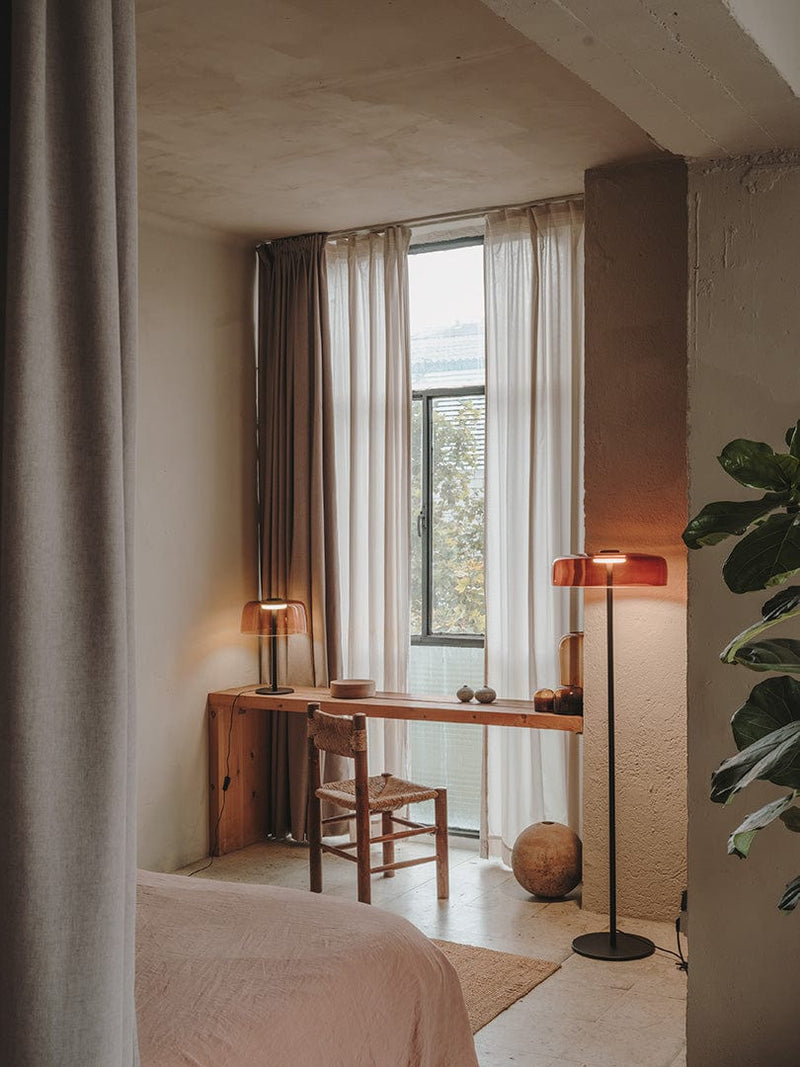 FLOOR LAMP LEVELS 1 BODY Ø420MM LED 17 SW 2700-3000-4000K PUSH BLACK 750LM