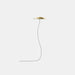 FLOOR LAMP NOWAY SINGLE SCREEN LED 18 LED WARM-WHITE 3000K ON-OFF MATTE GOLD 791