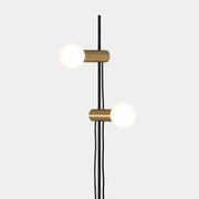 FLOOR LAMP NUDE DOUBLE E27 30 MATTE GOLD