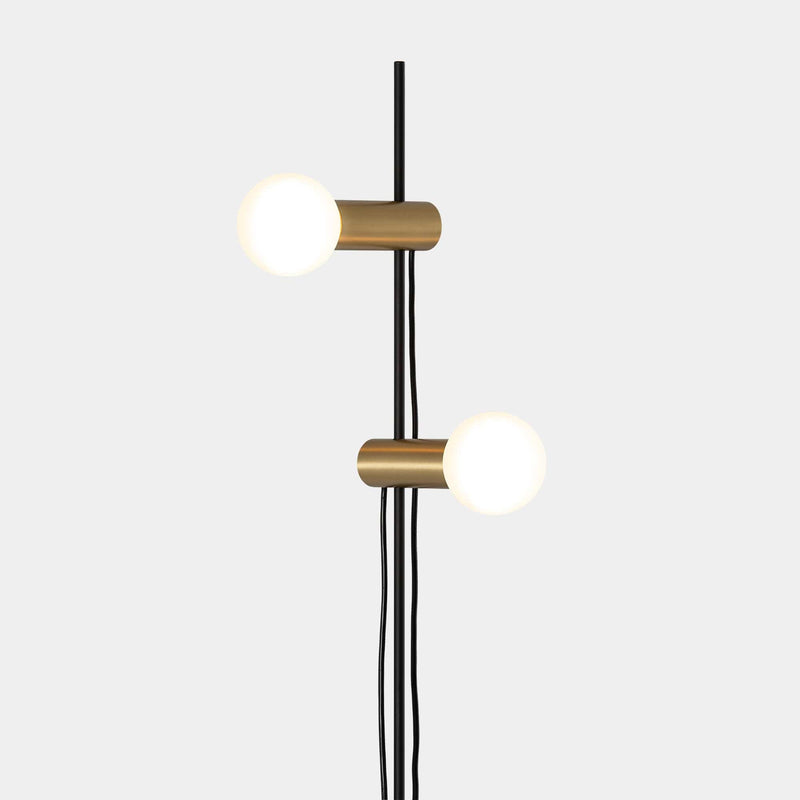 FLOOR LAMP NUDE DOUBLE E27 30 MATTE GOLD