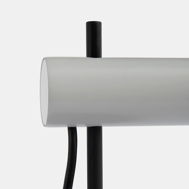 FLOOR LAMP NUDE SINGLE E27 15 STONE GREY