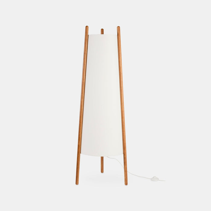 FLOOR LAMP WOODY E27 30 WHITE 25-8106-14-14