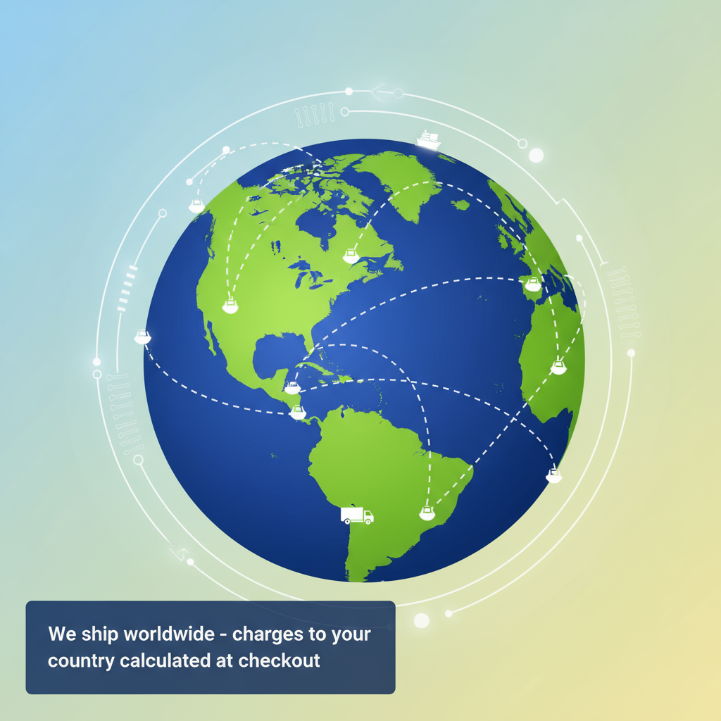 Global Shipping Banner with US