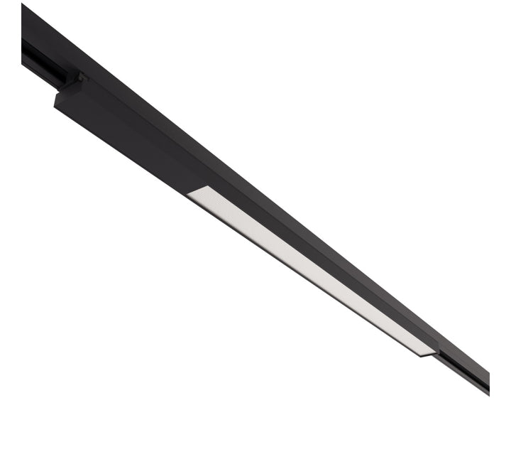 Black Linear Track Light Fitting, LIN18, Dimmable, for Single Circuit Black Track Lighting