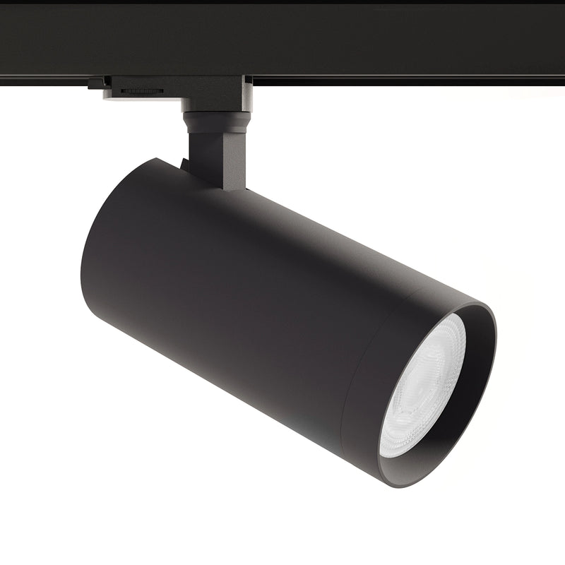 Morpheos Black Dimmable CRI90 3 Circuit Tracklight ,60 Degree Beam, CCT Colour Changing 3000K,4000K,5700K