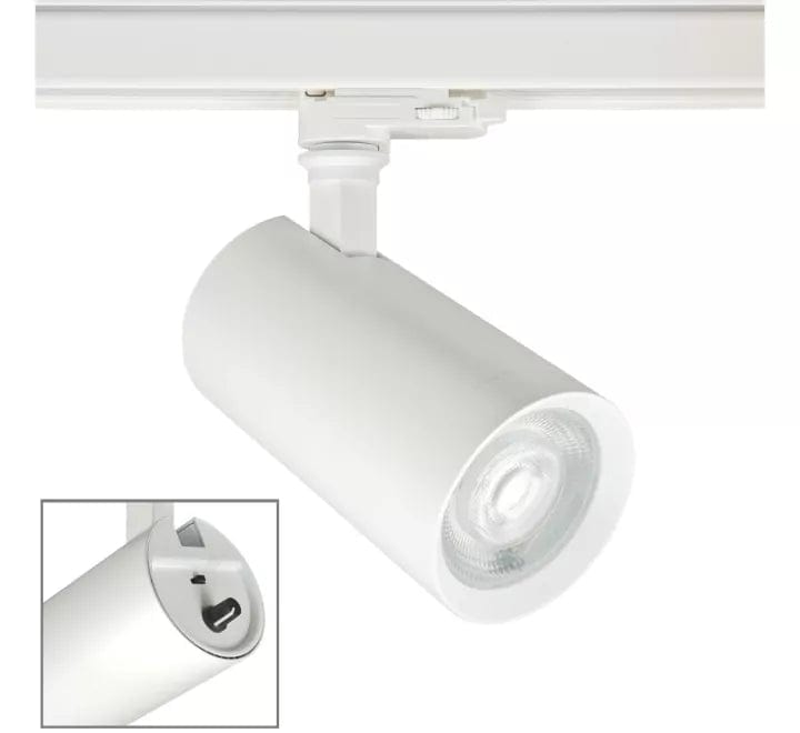 Morpheos White On Board Dimming CRI90 3 Circuit Tracklight , CCT Colour Changing 3000K,5000K,5700K