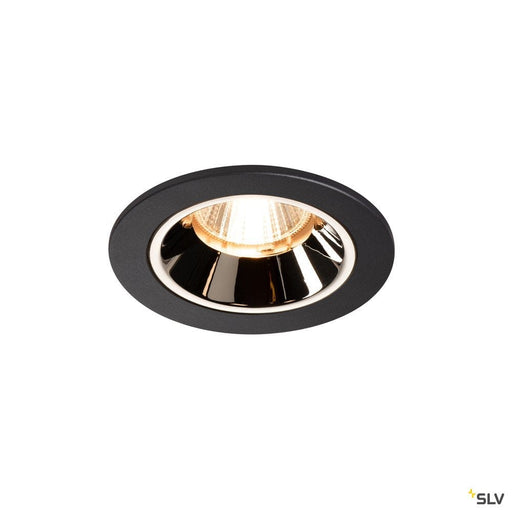 Numinos Dl Ii, Indoor Led Recessed Ceiling Light Black/chrome 2700k 20° Gimballed, Rotating And Pivoting - Toplightco