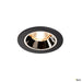 Numinos Dl Ii, Indoor Led Recessed Ceiling Light Black/chrome 2700k 20° Gimballed, Rotating And Pivoting - Toplightco
