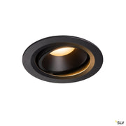Numinos Dl L, Indoor Led Recessed Ceiling Light Black/black 2700k 55° Gimballed, Rotating And Pivoting - Toplightco