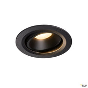 Numinos Dl L, Indoor Led Recessed Ceiling Light Black/black 3000k 20° Gimballed, Rotating And Pivoting - Toplightco