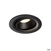 Numinos Dl L, Indoor Led Recessed Ceiling Light Black/black 4000k 40° Gimballed, Rotating And Pivoting - Toplightco