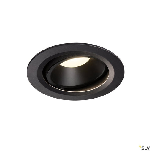 Numinos Dl L, Indoor Led Recessed Ceiling Light Black/black 4000k 40° Gimballed, Rotating And Pivoting - Toplightco
