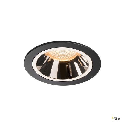 Numinos Dl L, Indoor Led Recessed Ceiling Light Black/chrome 2700k 40° - Toplightco