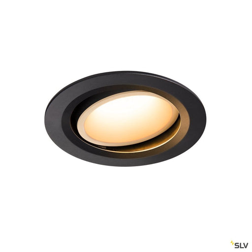 Numinos Dl L, Indoor Led Recessed Ceiling Light Black/white 2700k 55° Gimballed, Rotating And Pivoting - Toplightco