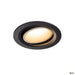 Numinos Dl L, Indoor Led Recessed Ceiling Light Black/white 3000k 20° Gimballed, Rotating And Pivoting - Toplightco