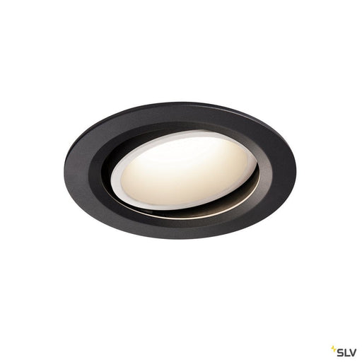 Numinos Dl L, Indoor Led Recessed Ceiling Light Black/white 4000k 40° Gimballed, Rotating And Pivoting - Toplightco