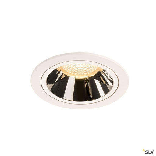 Numinos Dl L, Indoor Led Recessed Ceiling Light White/chrome 3000k 20° - Toplightco
