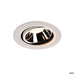 Numinos Dl L, Indoor Led Recessed Ceiling Light White/chrome 3000k 55° Gimballed, Rotating And Pivoting - Toplightco