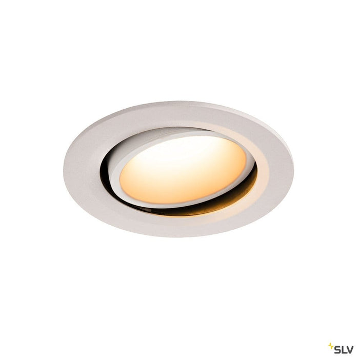 Numinos Dl L, Indoor Led Recessed Ceiling Light White/white 2700k 20° Gimballed, Rotating And Pivoting - Toplightco