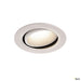 Numinos Dl L, Indoor Led Recessed Ceiling Light White/white 4000k 20° Gimballed, Rotating And Pivoting - Toplightco