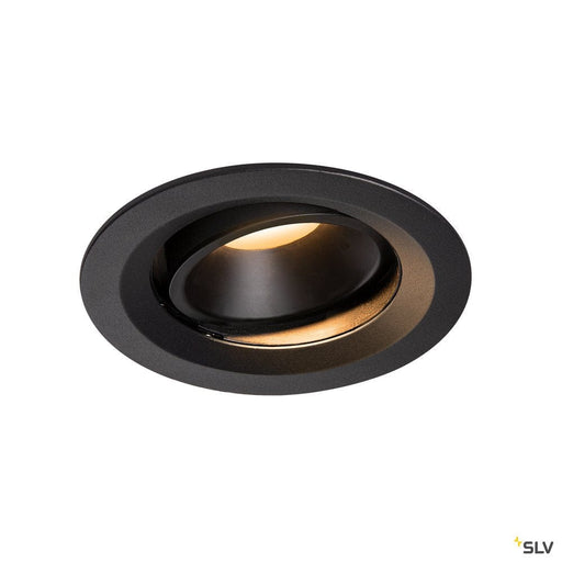 Numinos Dl M, Indoor Led Recessed Ceiling Light Black/black 2700k 40° Gimballed, Rotating And Pivoting - Toplightco