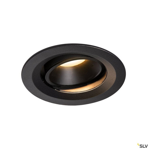 Numinos Dl M, Indoor Led Recessed Ceiling Light Black/black 3000k 20° Gimballed, Rotating And Pivoting - Toplightco