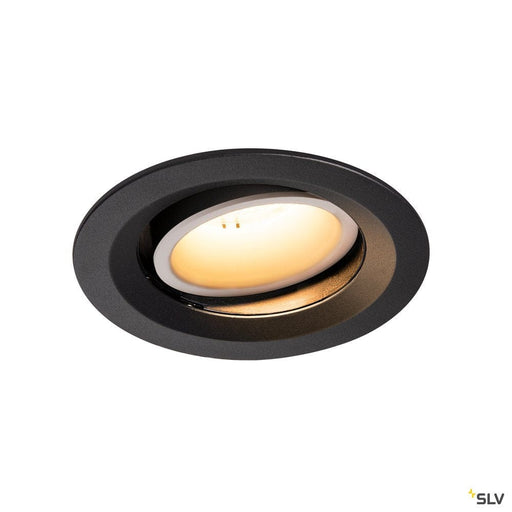 Numinos Dl M, Indoor Led Recessed Ceiling Light Black/white 2700k 55° Gimballed, Rotating And Pivoting - Toplightco